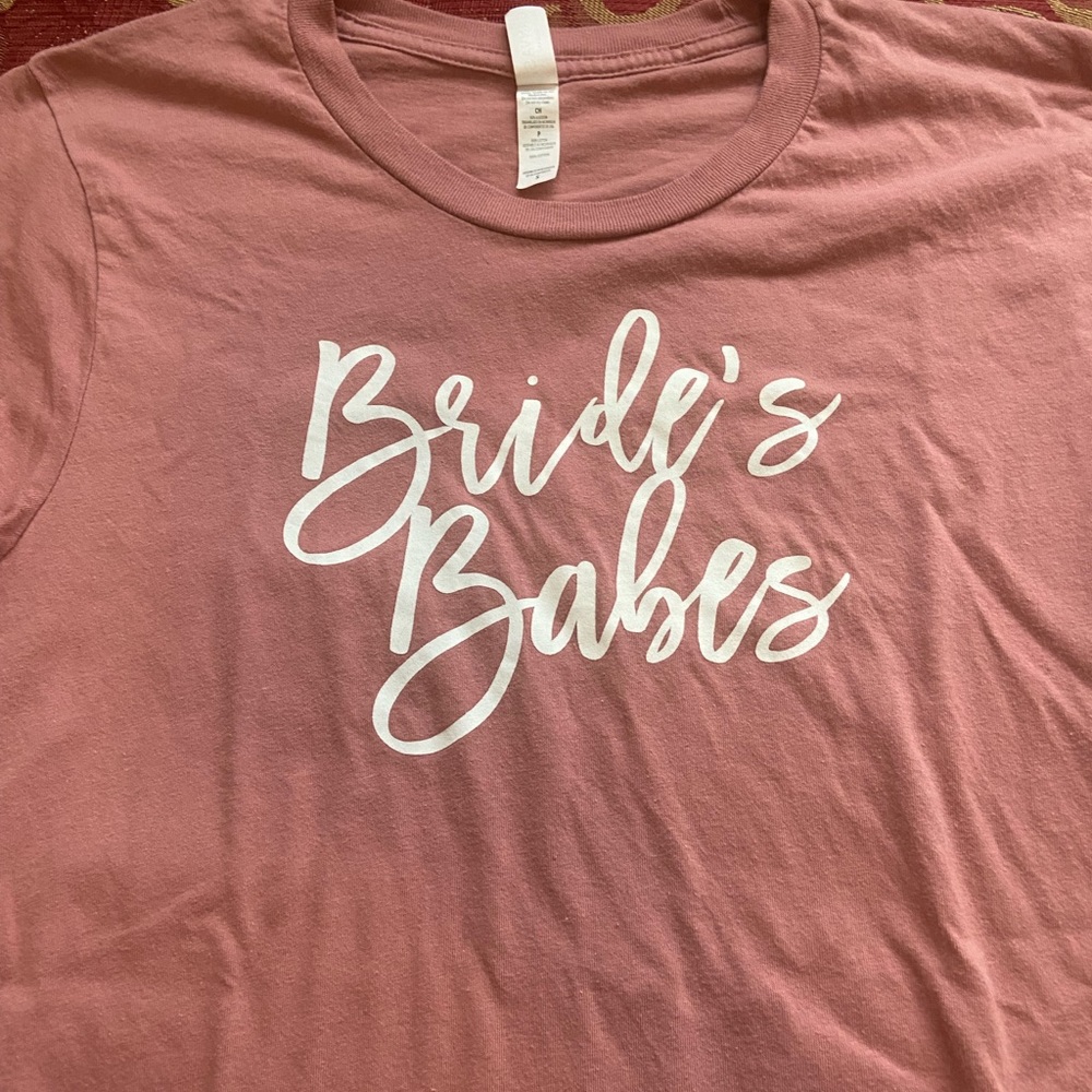 Bridesmaid shirt, size small